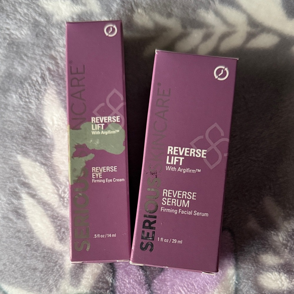 Serious Skincare - Reverse Lift Firming Facial Serum and Eye Cream - set